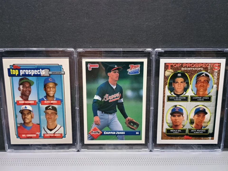 8-Chipper Jones Baseball cards 2-Numbered /50 - Image 2 of 4