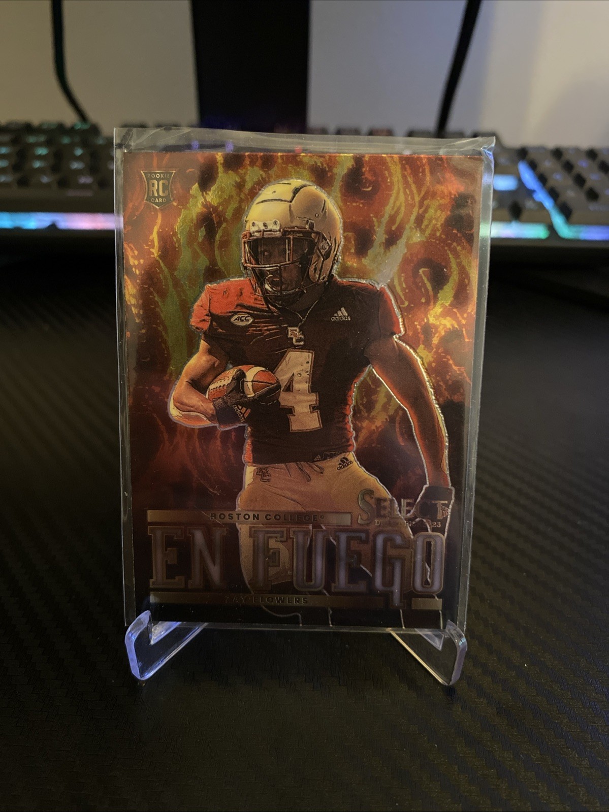 2023 Panini Select Draft Picks - En Fuego Bijan Robinson #EF-BR (RC)