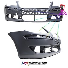 LACKIERT & NEU für VW Touran 1T1 1T2 Facelift Front Stoßstange vorne 2006-2010