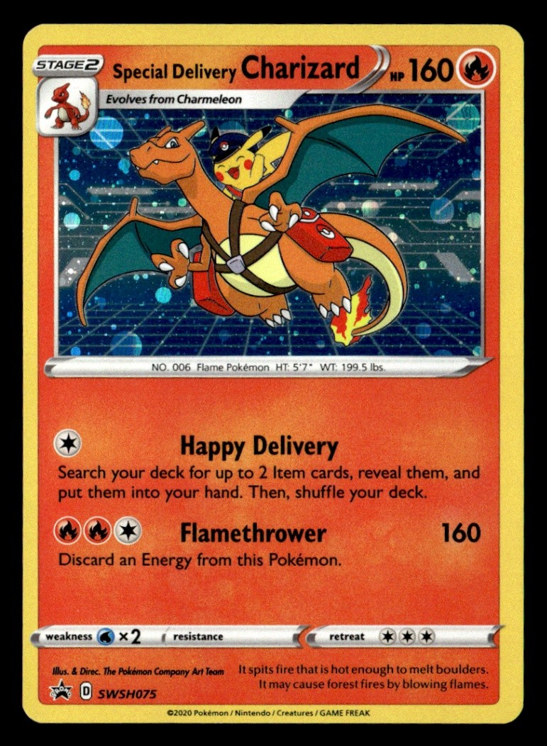 Special Delivery Charizard - SWSH: Sword & Shield SWSH075 NM