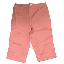 Denim & Company Women's Pants Size 20 W Antique Rose Color