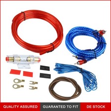 Produktbild - Auto Verstärker-Verkabelungsset,Audio-Subwoofer-RCA-Stromkabel,Sicherung (1 Set)