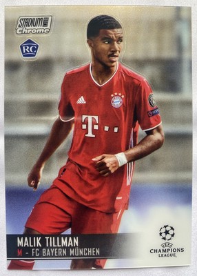 Malik Tillman RC Rookie #3 Topps Chrome Stadium Club 2021 FC Bayern München FCB