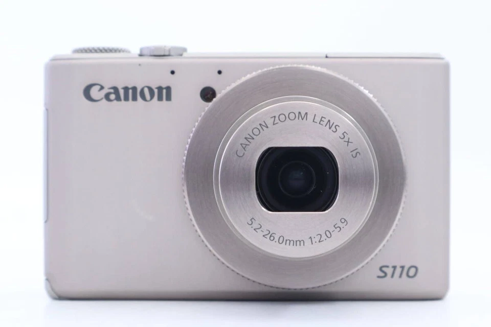 Canon PowerShot S110 Silver Compact Digital Camera 12MP Tested Working - Image 2 of 4