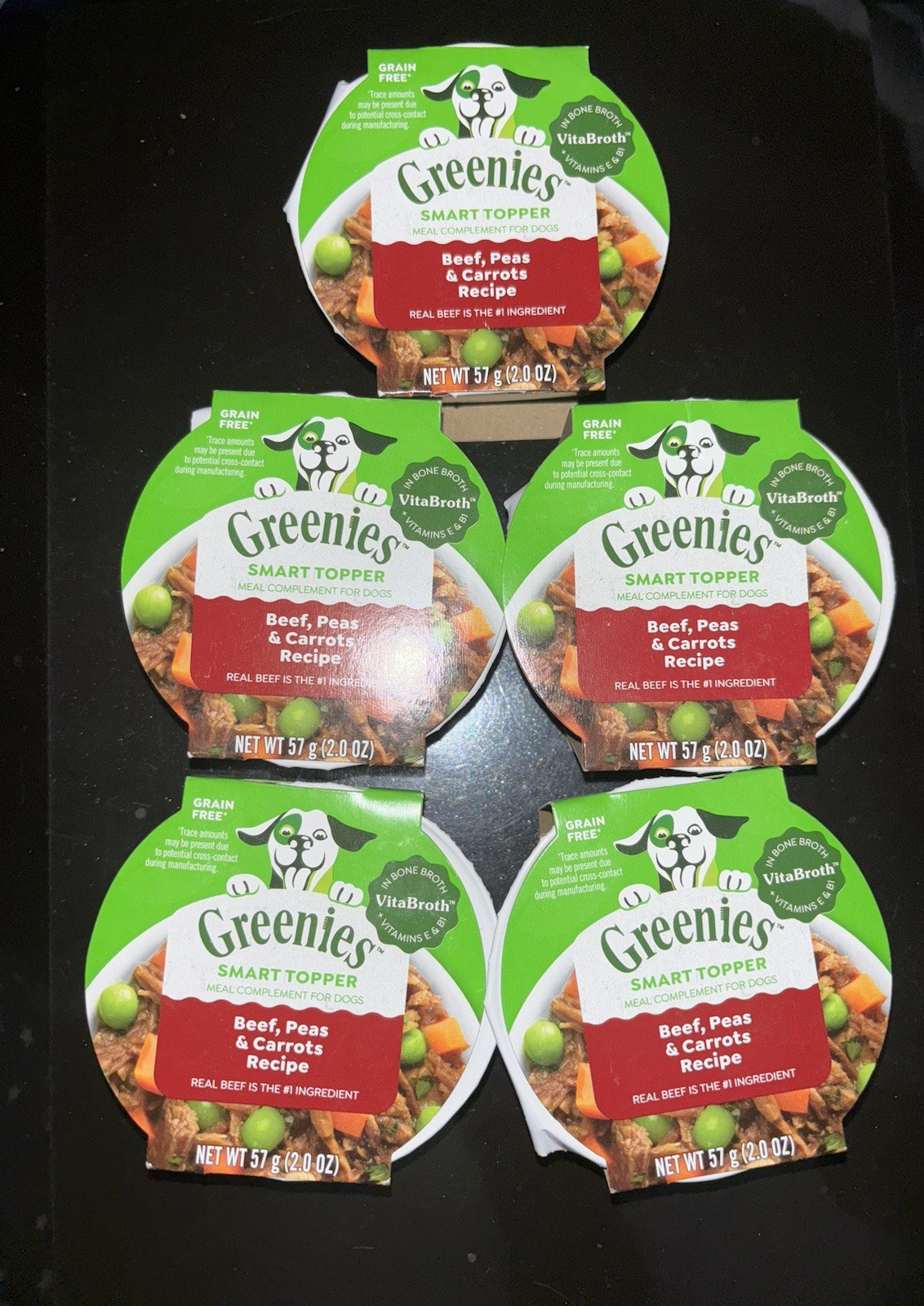 Topper,high Protein Beef,peas & Carrots,2 Oz.
