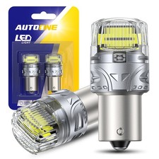 1156 7506 BA15S LED Reverse Backup Light Bulbs Super Bright 6500K White EPU