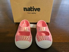 Native Juniper Mary Jane Shoes Girls C4 Sparkle Floyd Bling