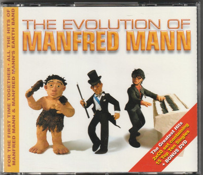 Manfred Mann ''The Evolution Of'' 2 CD Greatest Hits & 1 Bonus DVD