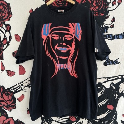 VTG BAPE Marvel Comics Thor A Bathing Ape T-Shirt Spiderman Hulk Wolverine XL