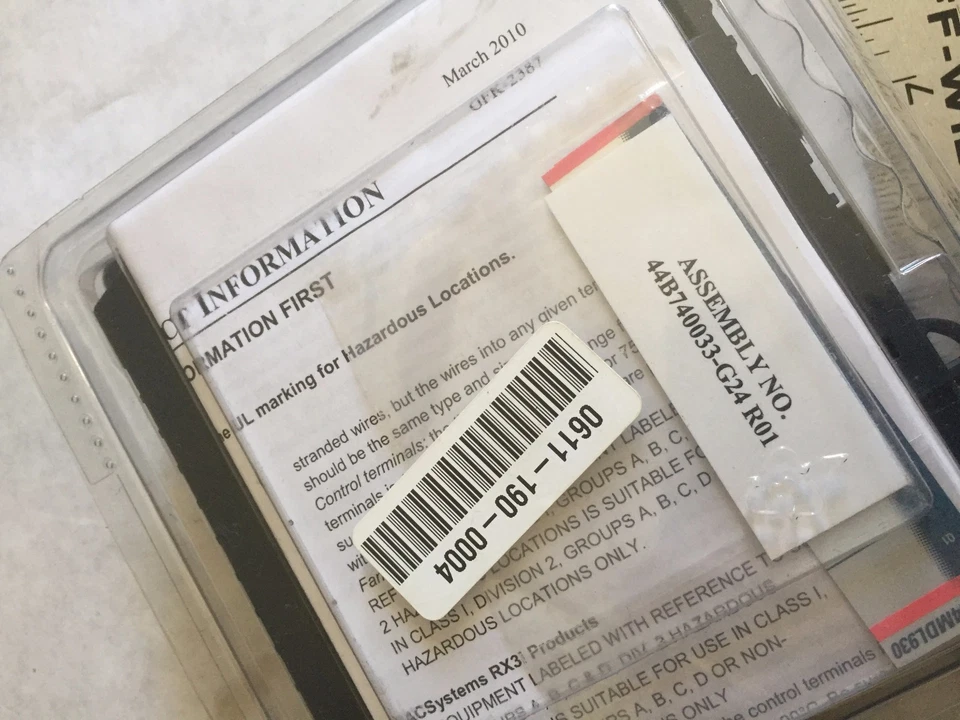 NEW GE FANUC IC694MDL930A I/O OUTPUT RELAY 90-30 SERIES 4A 8PT ISOL 24VDC,AY - Image 3 of 3