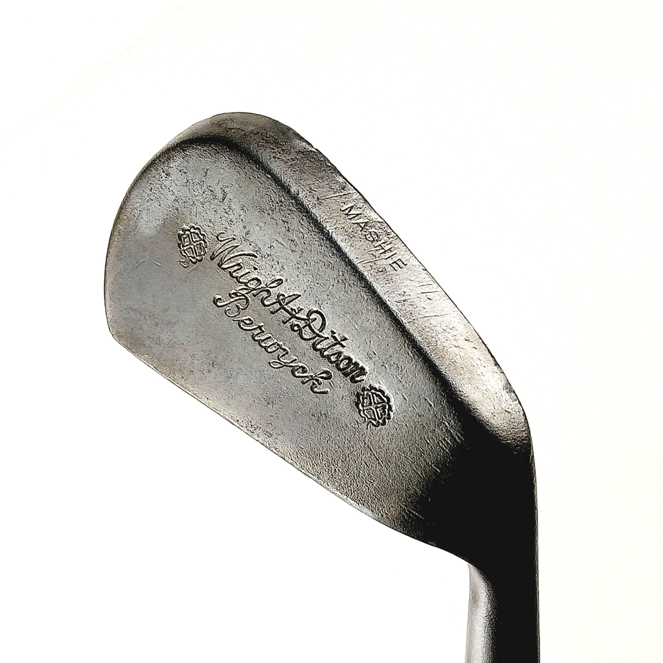 Antique Wright & Ditson Berwych Spalding Mashie Hickory Shaft Golf Club