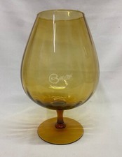 Vaso in vetro giallo altezza 32 cm arredamento arredo fiori piante