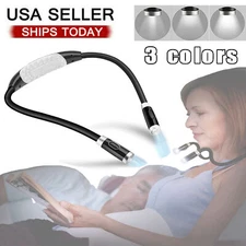 New Neck Light LED Night Light Book Light Bed Camping Reading Light Hands Free