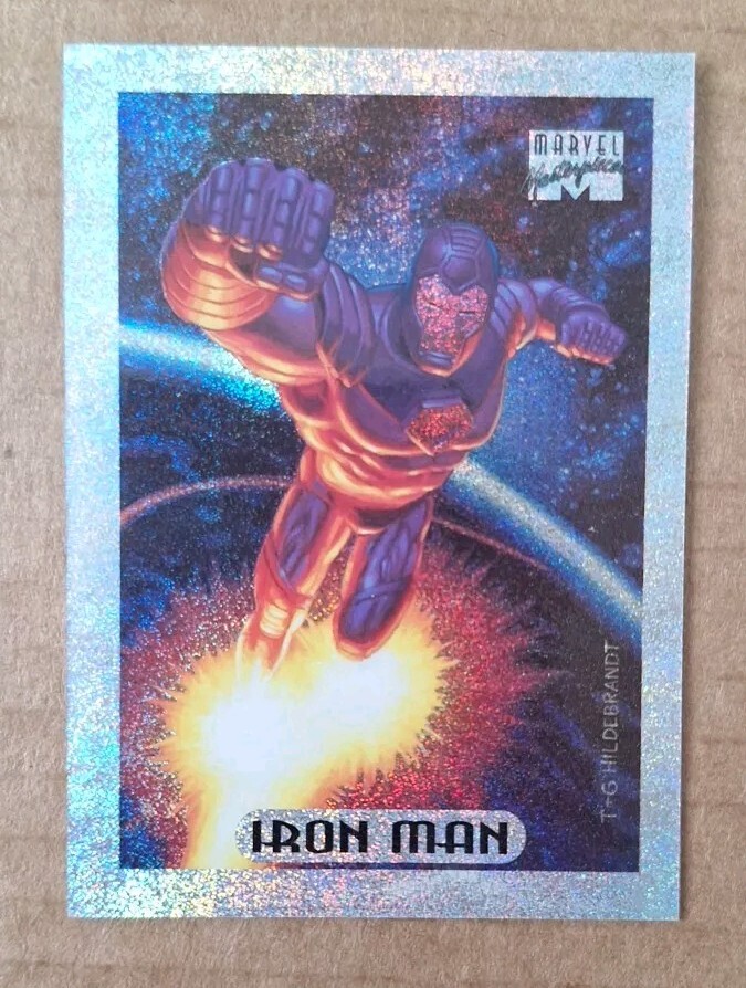 IRON MAN 1994 Marvel Masterpieces Silver Holofoil #5