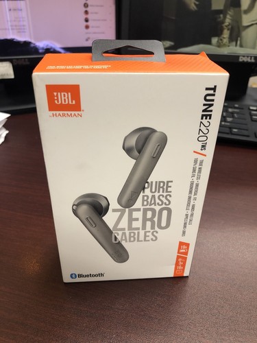 JBL Tune 220 TWS Gray True Wireless Headphones 50036365512 | eBay