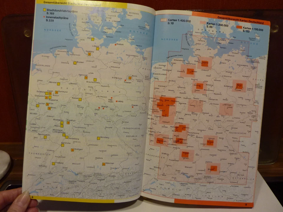 Der große Shell Atlas 1998/99 Marco Polo Autoatlas Youngtimer Oldtimer top - Bild 4 von 4