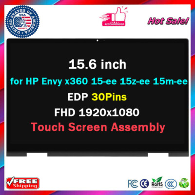IPS LCD Display Touch Screen Assembly for HP ENVY X360 15-EE1077NR 15-EE1083CL