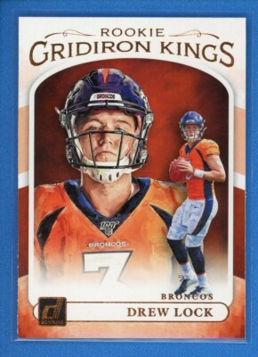 2019 Panini Donruss Rookie Gridiron Kings Insert #RGK-4 Drew Lock Rookie RC