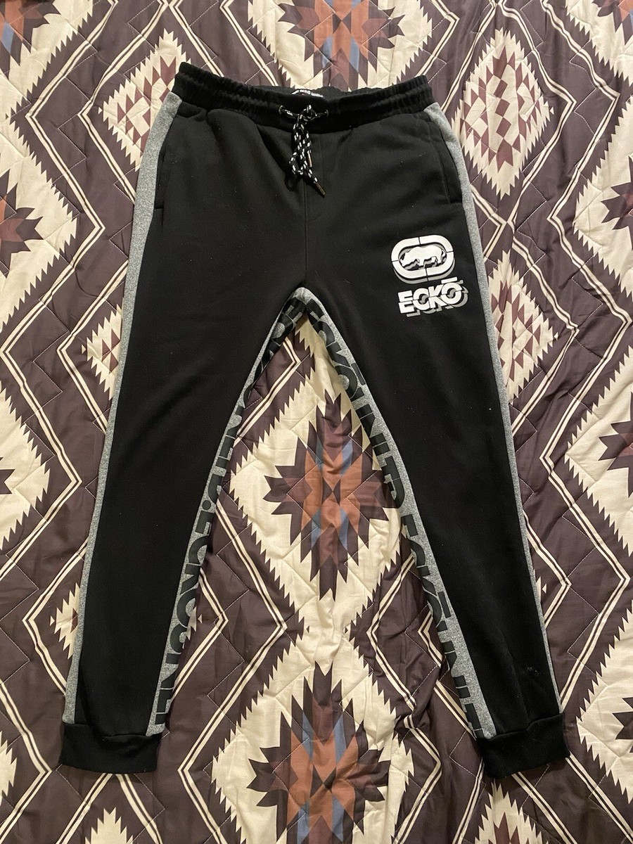 Vintage Y2K Ecko Unltd Pocketed Jogger Sweat Pants Spell Out Logo