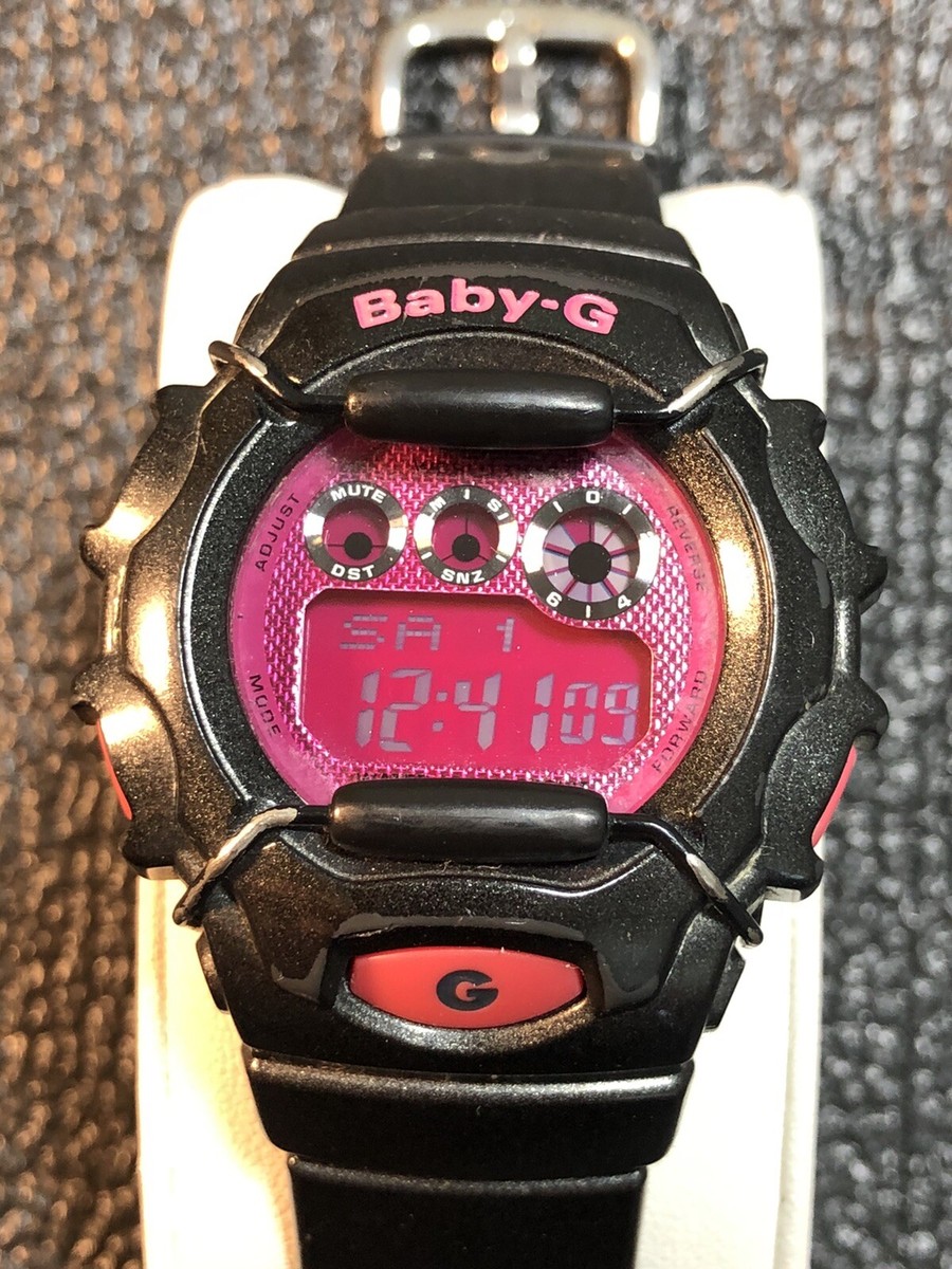 Casio Baby-G Shock Resist Watch 3188 Alarm Timer Black Casio Baby-G Shock Resist Watch 3188 Alarm Timer Black