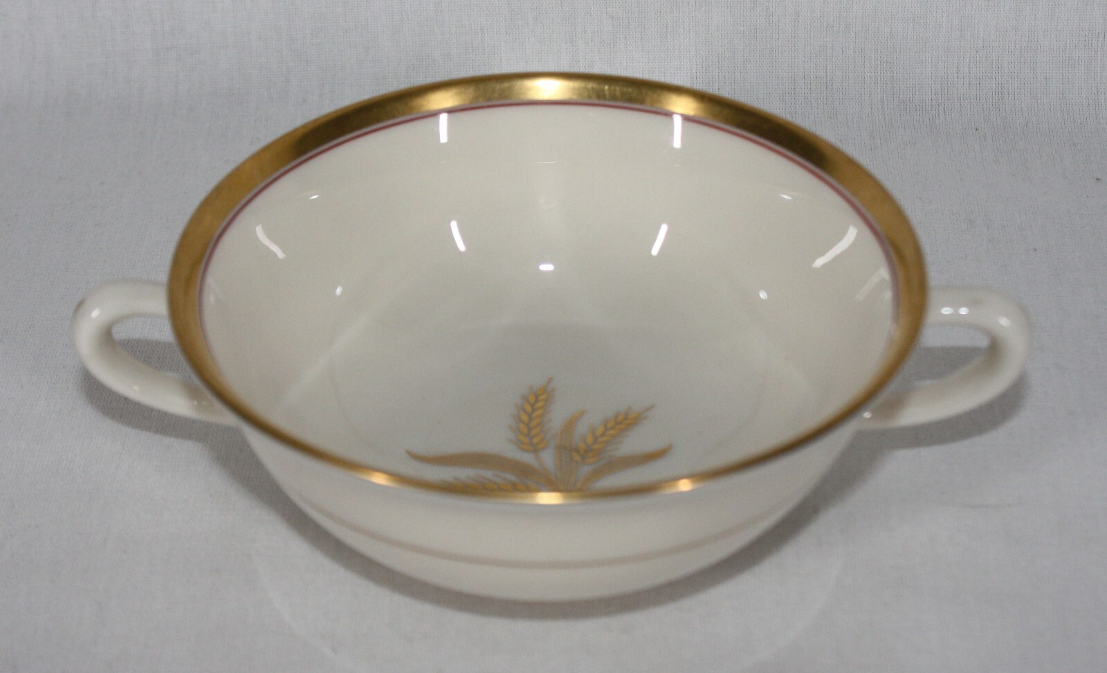 VINTAGE LENOX CHINA WESTFIELD PATTERN FLAT TWO HANDLED SOUP BOWL 6 1/4" WIDE NEW eBay
