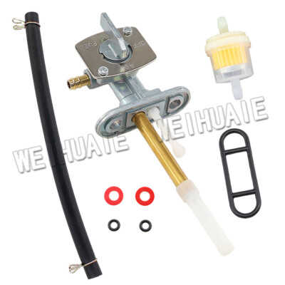 Fuel Valve Petcock for Kawasaki KLF300 KVF360 KLF400 KEF300 KVF400 Gasket Filter
