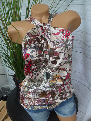 Heine ausgefallene Chiffon Bluse Tunika Gr. 34 bis 46 gemustert (708) NEU