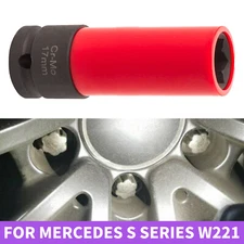 17mm-Wheel Lock Nut Removal Socket Wrench For Mercedes S Series W221 Tyre WZ7QwP