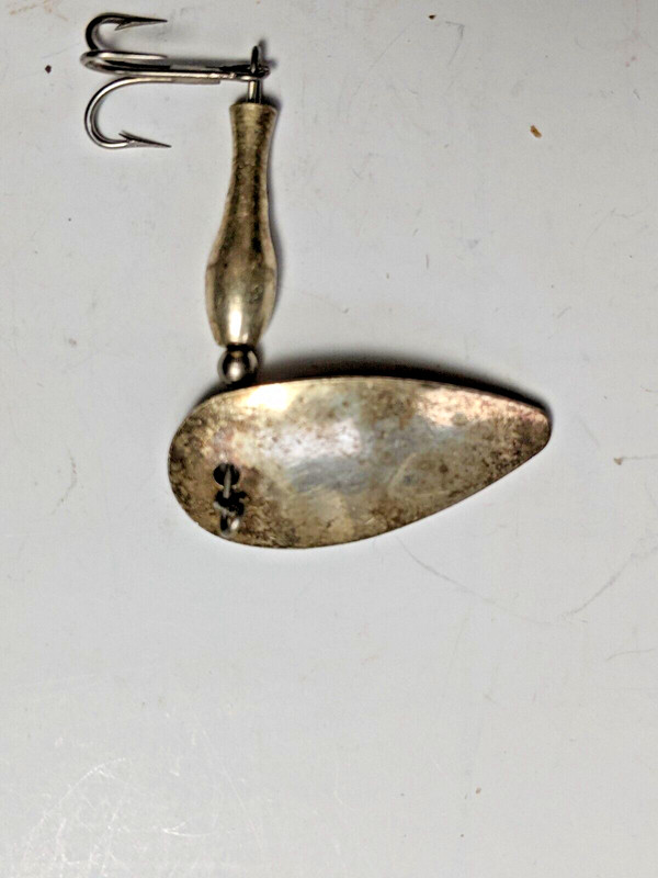 Vintage Horton Evans "VIBRO" spinner 1" Silver pat 665139 Made in England - RARE