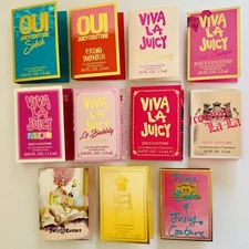 Juicy Couture Perfume For women Sample Size 11pc Set  (Viva La Juicy, Oui…)