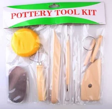 8 pcs/set Lot of CLAY POTTERY TOOL KITSCeramics Wax Carving  Molding
