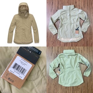 north face beige parka