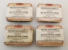 Vintage Parke Davis Silver Nitrate Solution M...