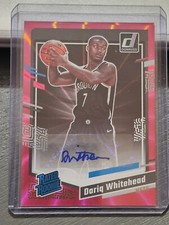 2023-24 Panini Donruss - Rated Rookie Holo Pink Laser Signatures #299 Dariq...