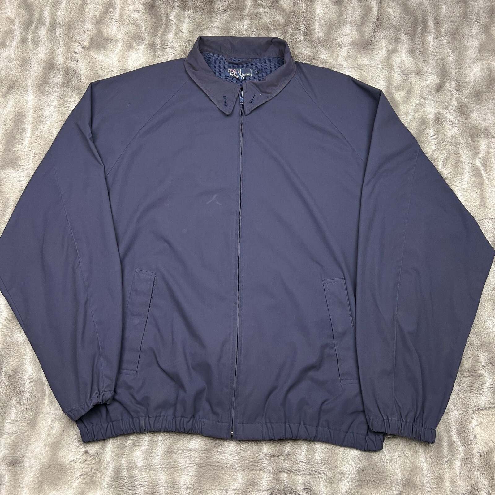 Polo Ralph Lauren giacca uomo extra large blu retrò anni 90 giacca a vento pony