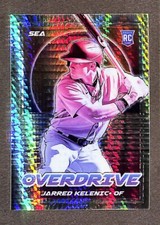 2021 Panini Chronicles Overdrive Hyper #7 Jarred Kelenic Rookie /299