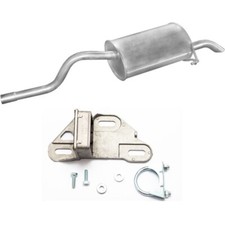 Endschalldämpfer Auspuff + Montagezubehör fur Renault Clio II dCi Diesel
