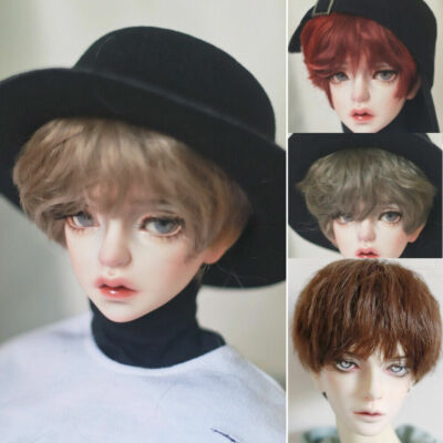 1/3 MSD SD Doll BJD Doll For Wig Hair DIY Toys Handsome Boy Short Curly Wig Gift