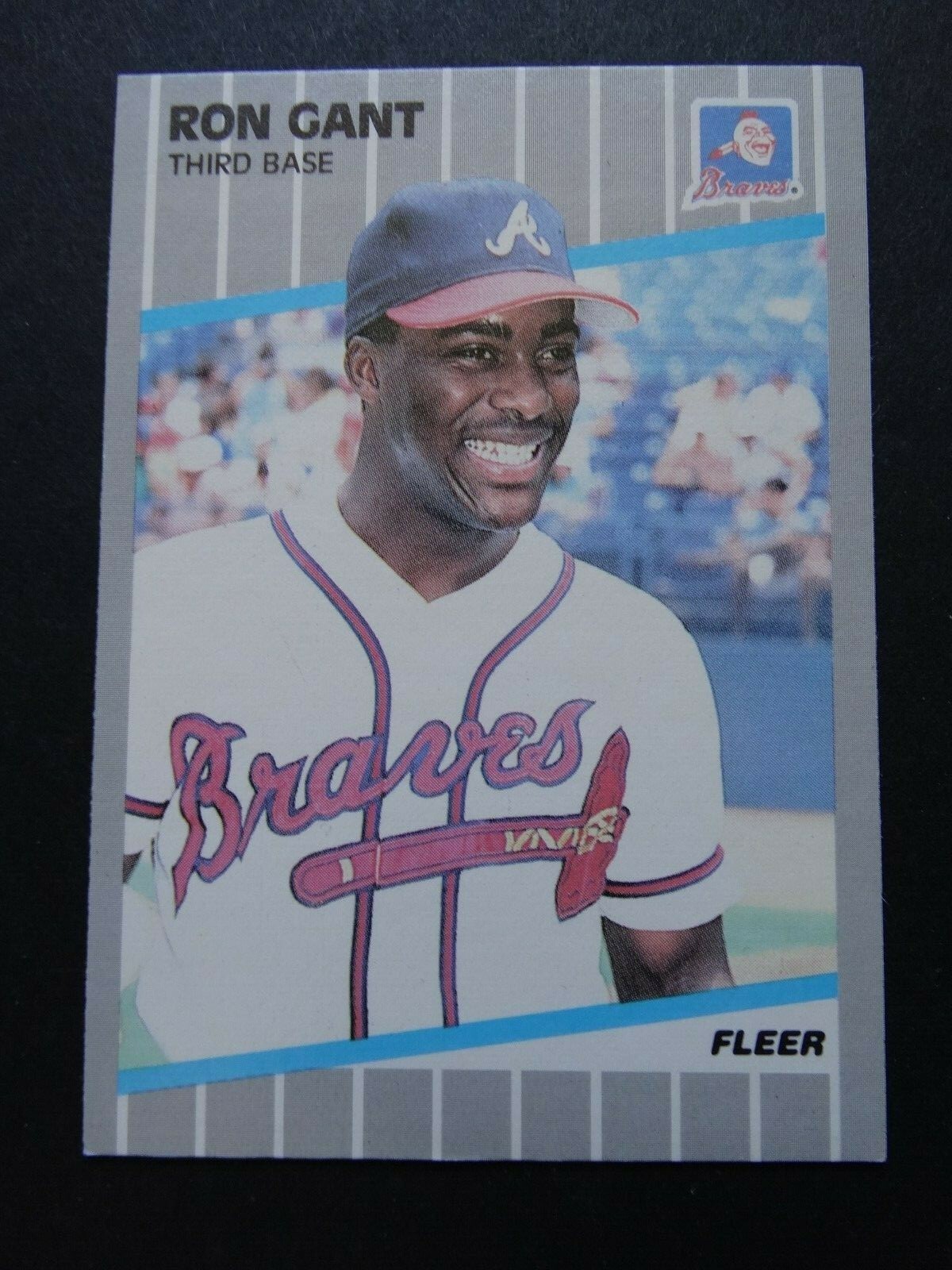 1989 Fleer #590 Ron Gant Atlanta Braves Baseball Card | eBay