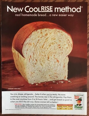 Robin Hood flour 1966 original vintage print 1960s retro home food mascot bread