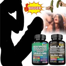 Dynamic Vitality Bundle - Sea Moss Multivitamin & Shilajit Power Combo Set -USA