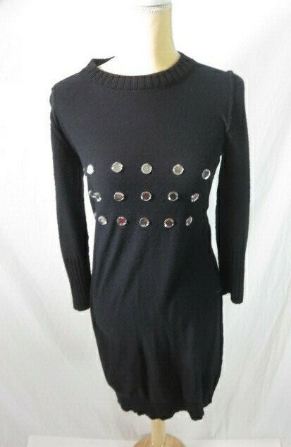 sonia rykiel knit dress Sonia Rykiel Metallic Red Striped Knit Dress