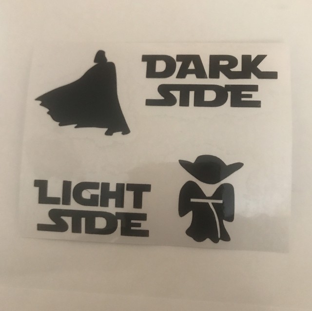 Home &amp; Garden Star Wars Light Switch Stickers Decals Dark Side Light ...