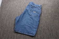 Wrangler Y2K Vintage Jorts Carpemter Shorts Denim Men Size 42x10 Grunge Skater