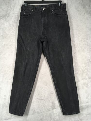Vintage Levis 550 Jeans Mens 34x30 Black Denim Relaxed Fit Tapered Made In USA