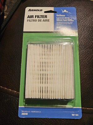 Arnold Air Filter Tecumseh 36046 5 & 5-1/2 HP Vector TAF-124