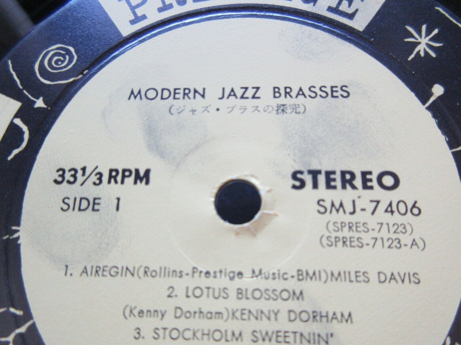 Modern Jazz Brasses Japan Vinyl LP OBI Miles Davis Chet Baker Farmer Fuller  7406