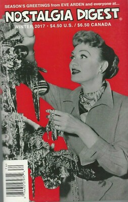 Nostalgia Digest Winter 2017 Eve Arden Marian Anderson The Man From U.N.C.L.E.