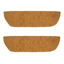 Window Box Liners Coconut Planter Basket Trough Manger Liner 48 Inch Twin Pack