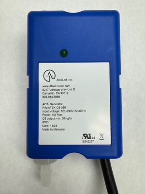 AO3+ Spa Ozone Generator w/installation kit- Aquasun/CMP/Delozone